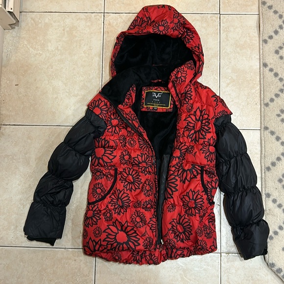 Versace 1969 warm hooded jacket size 10/12